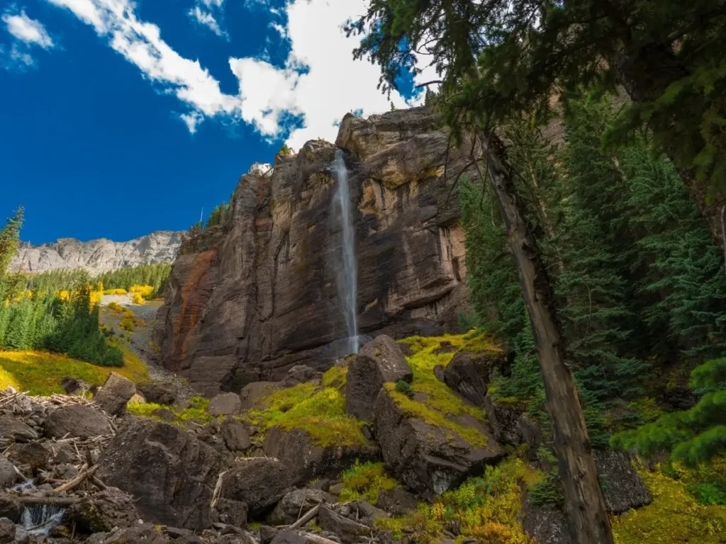 Bridal-Veil-Falls-Ouray-Colorado - Beaumont Hotel Bridal Veil Falls