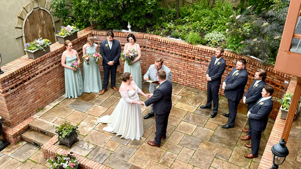 Garden Courtyard Wedding