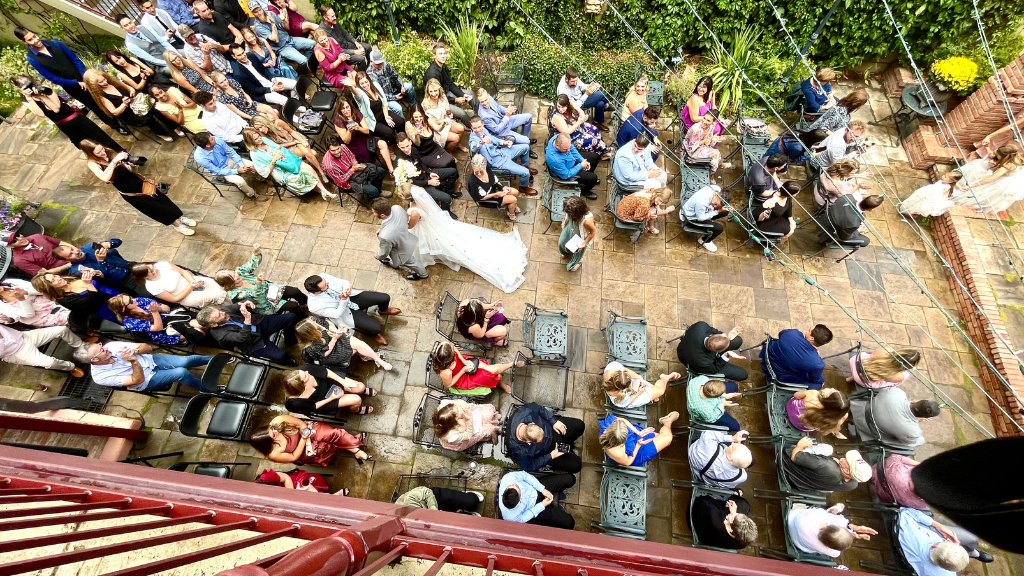 Garden Courtyard Wedding