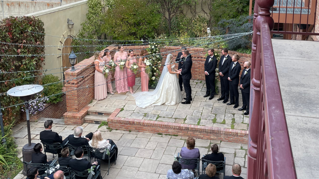 Garden Courtyard Wedding