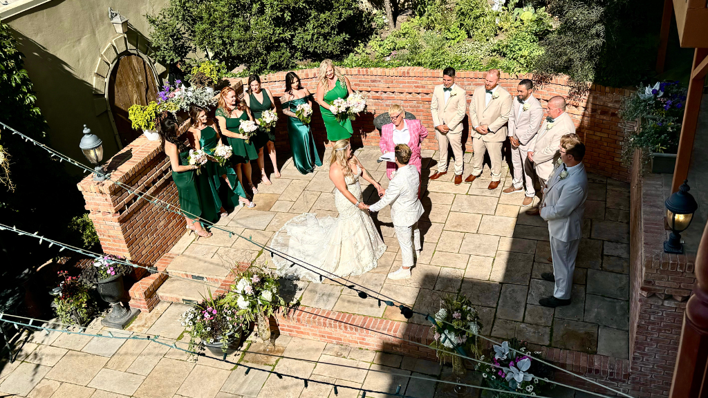 Garden Courtyard Wedding